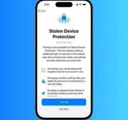 泰州苹果授权维修店分享被盗设备保护功能开启方法 