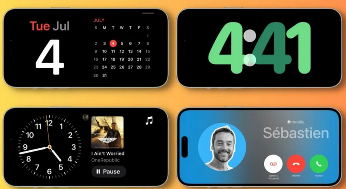 泰州苹果手机维修分享iOS17横屏充电待机显示有什么好处 
