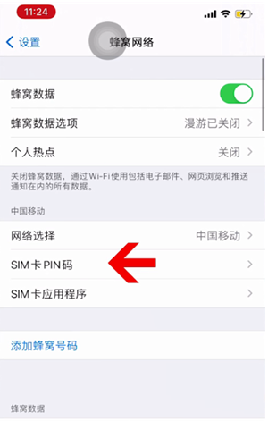 泰州苹果14维修网分享如何给iPhone14的SIM卡设置密码 