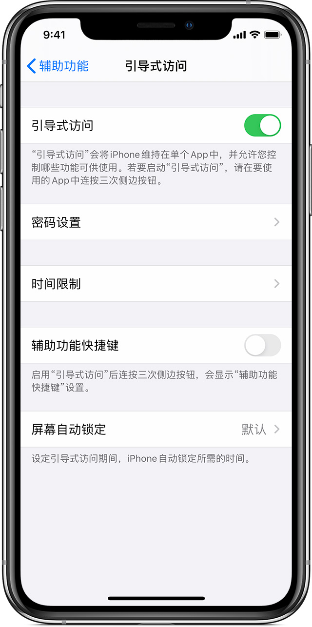 泰州苹果手机维修分享如何在 iPhone 上退出引导式访问 