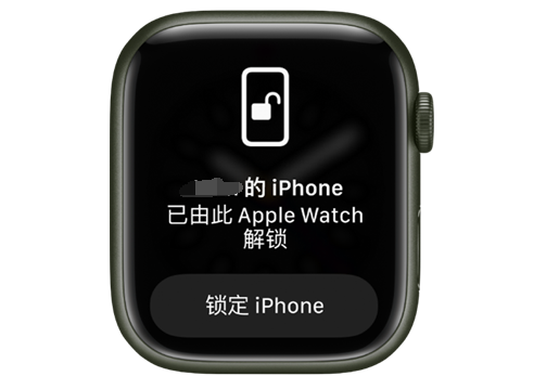 泰州苹果手机维修分享用 AppleWatch 解锁配备面容 ID 的 iPhone方法 