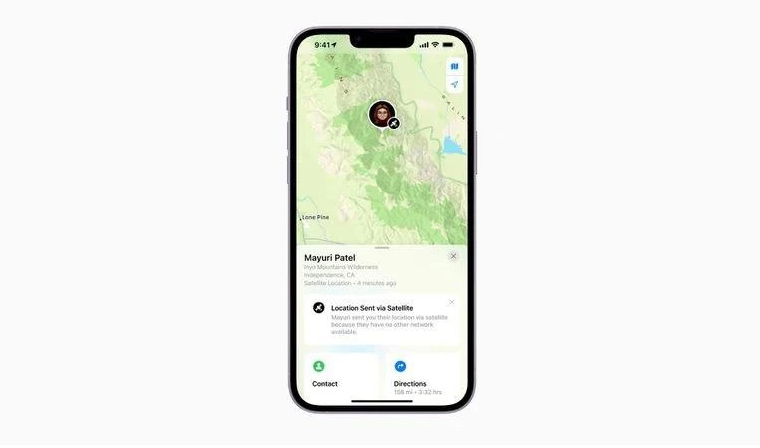 泰州苹果14维修分享iPhone14系列中 FindMy功能通过卫星分享位置方法教程 