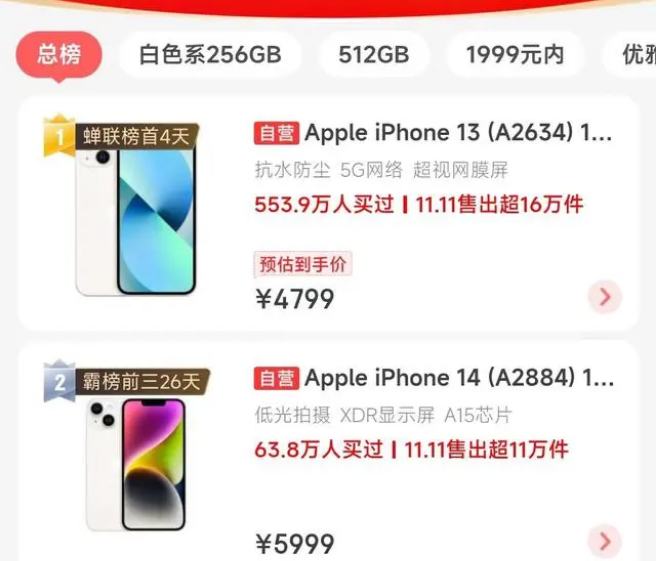 泰州苹果14维修分享iPhone14配置不如同价位的安卓还能大卖 