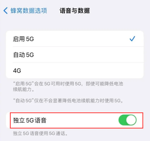 泰州苹果14维修分享iPhone 14 Pro如何开启VoNR 